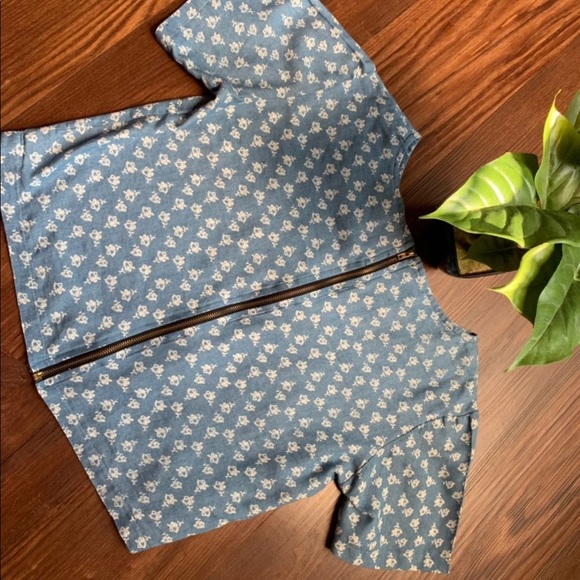 Denim crop top - Picture 4 of 5